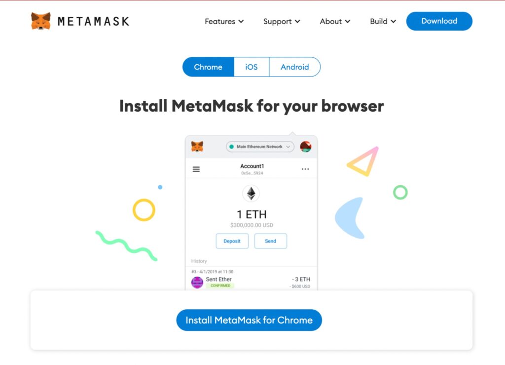 metamask - a digital wallet