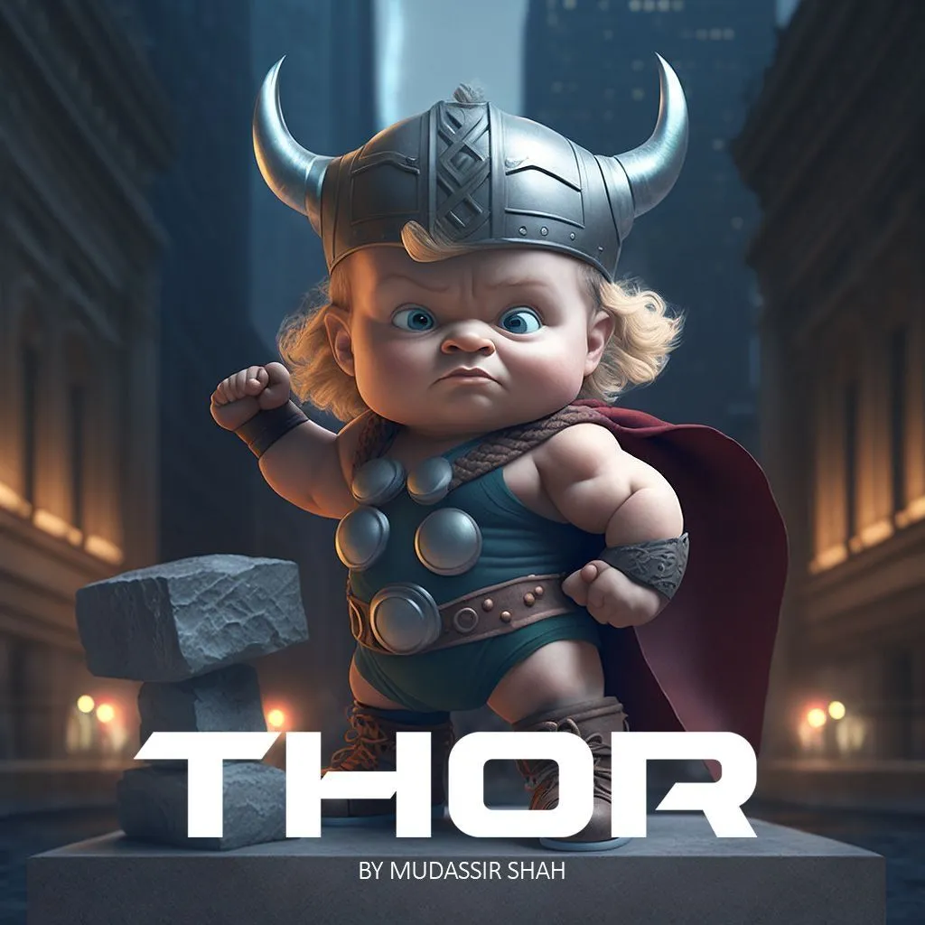 Baby Marvel Superheroes created by Ai Artist