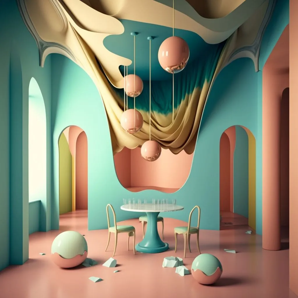 Surreal Interior in perspective | Perspective Breadth