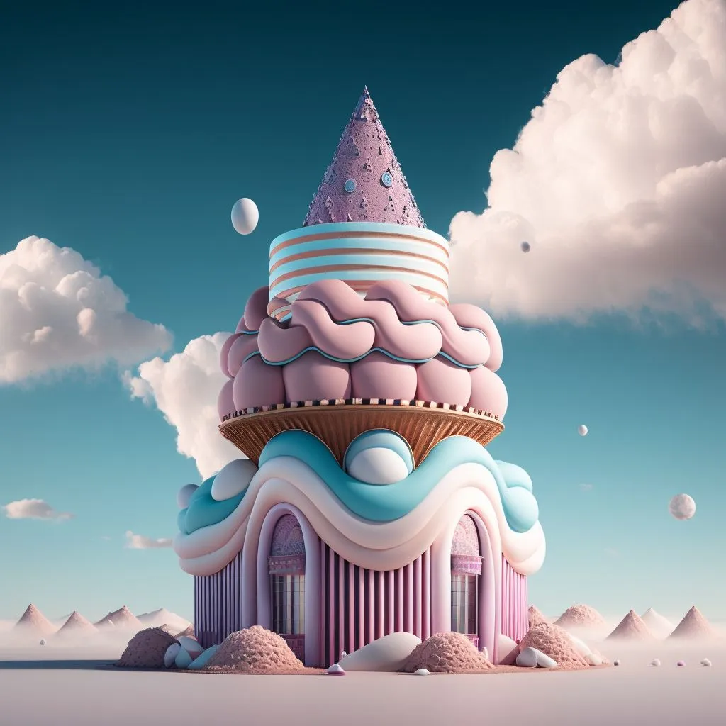 9 Stunning Ai Generated Photos of Pastry Meets Architecture