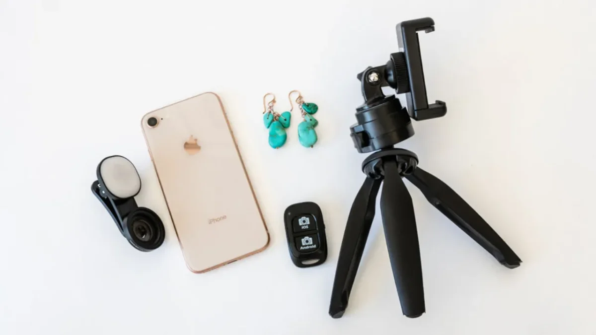 tools for beauty product photography with iphone