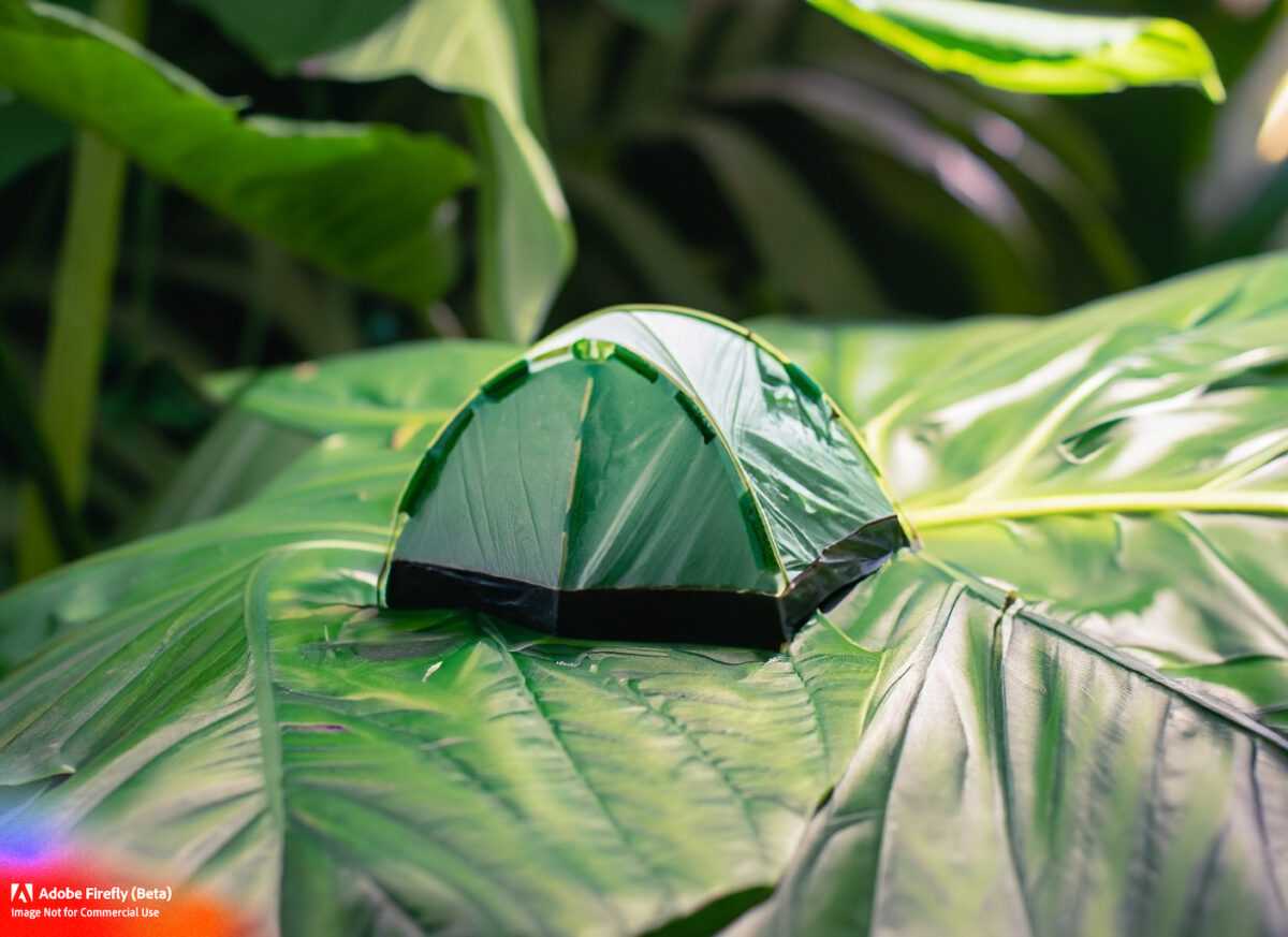 8 Miniature Camping Tent Photos Generated in Adobe Firefly Ai!