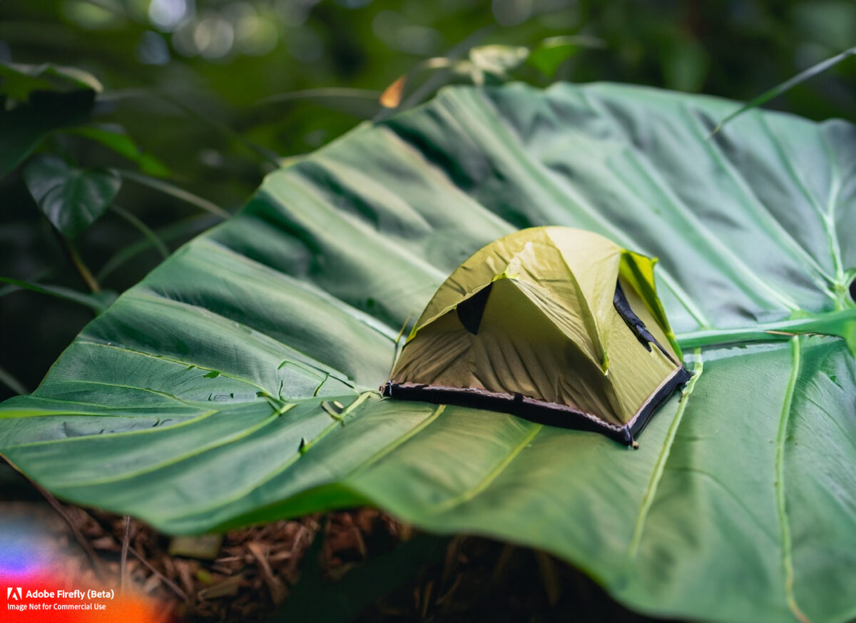8 Miniature Camping Tent Photos Generated in Adobe Firefly Ai!