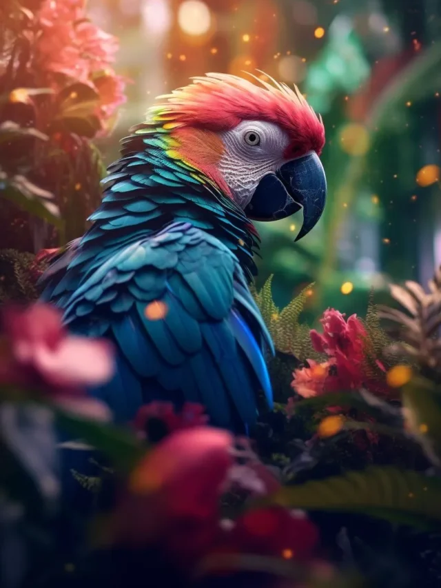 Exotic Birds Created in Ai Image Generator Midjourney