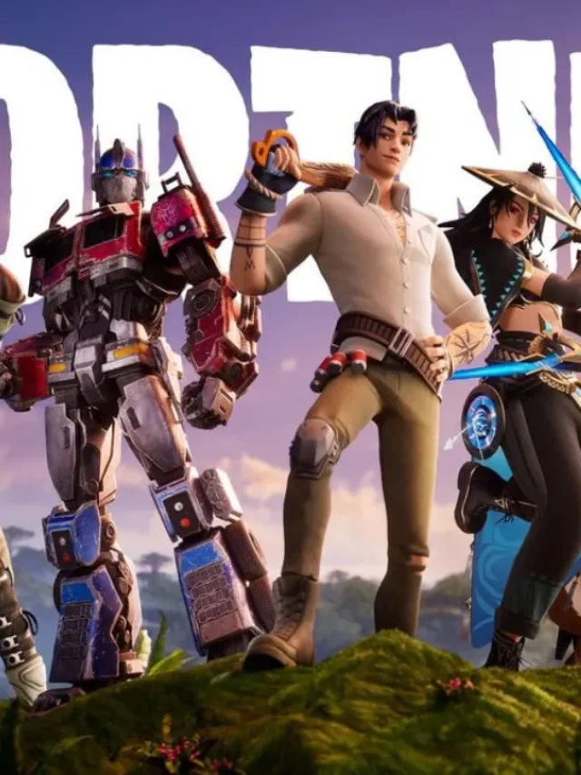Fortnite Ch4 S03 With Optimus Prime and Raptors