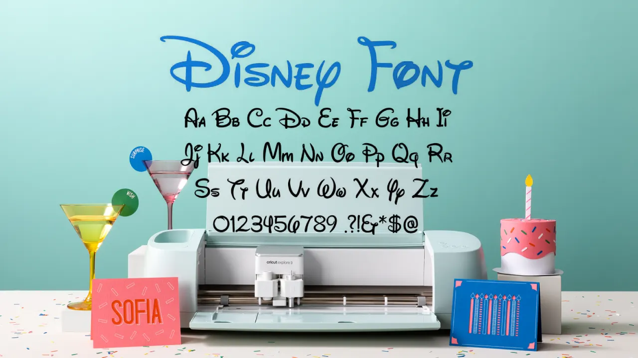 Disney Fonts for Cricut