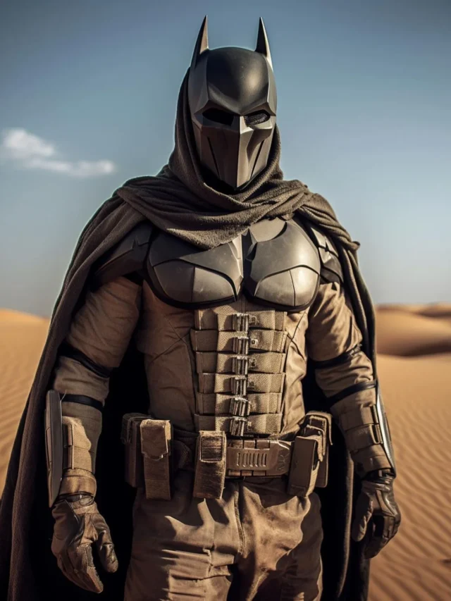 Desert Batman Images Created in Midjourney