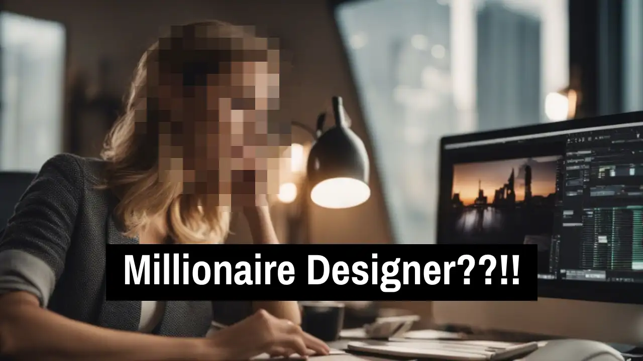 30 Yr Old Female Graphic Designer Became a Millionaire