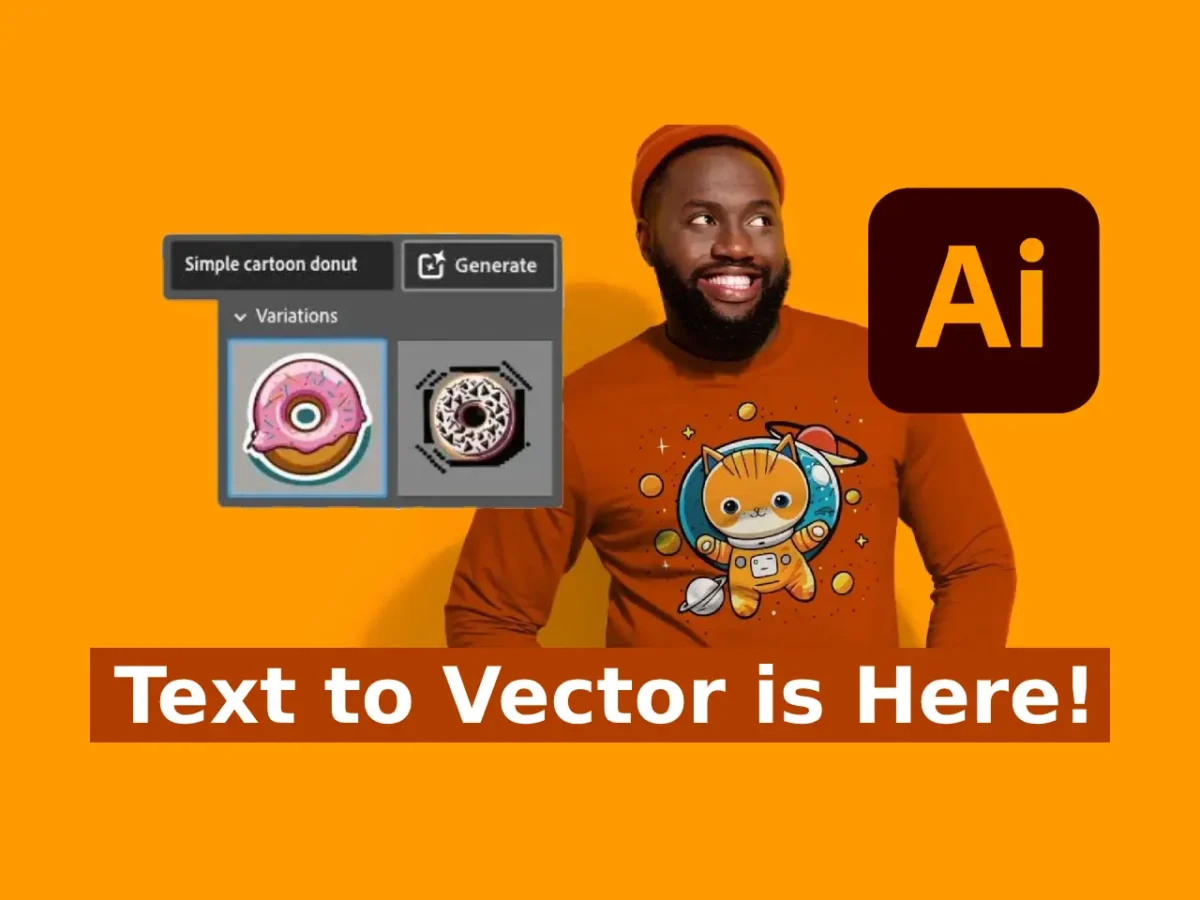 Adobe Illustrator's Text to Vector Graphic beta