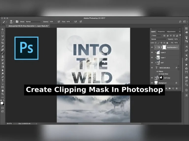 How to Create Clipping Mask Photoshop