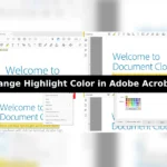how to change highlight color in adobe acrobat