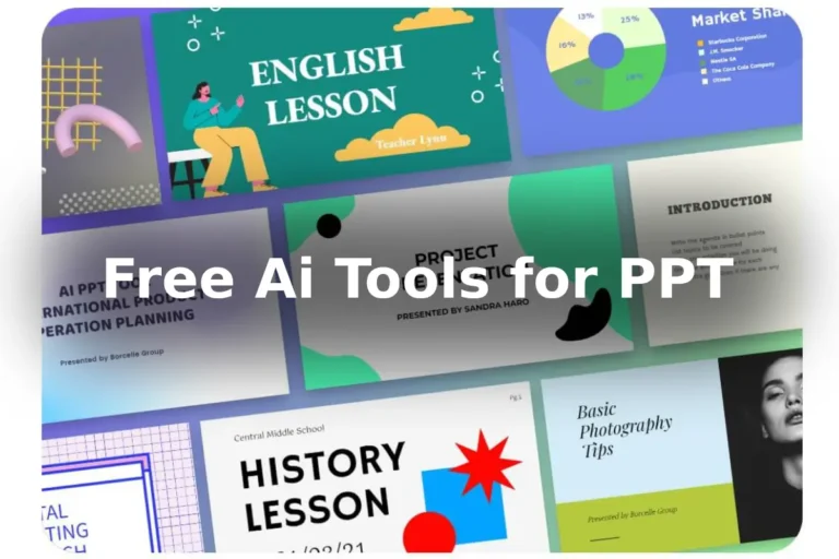 Free Ai Tools for PPT, Presentation