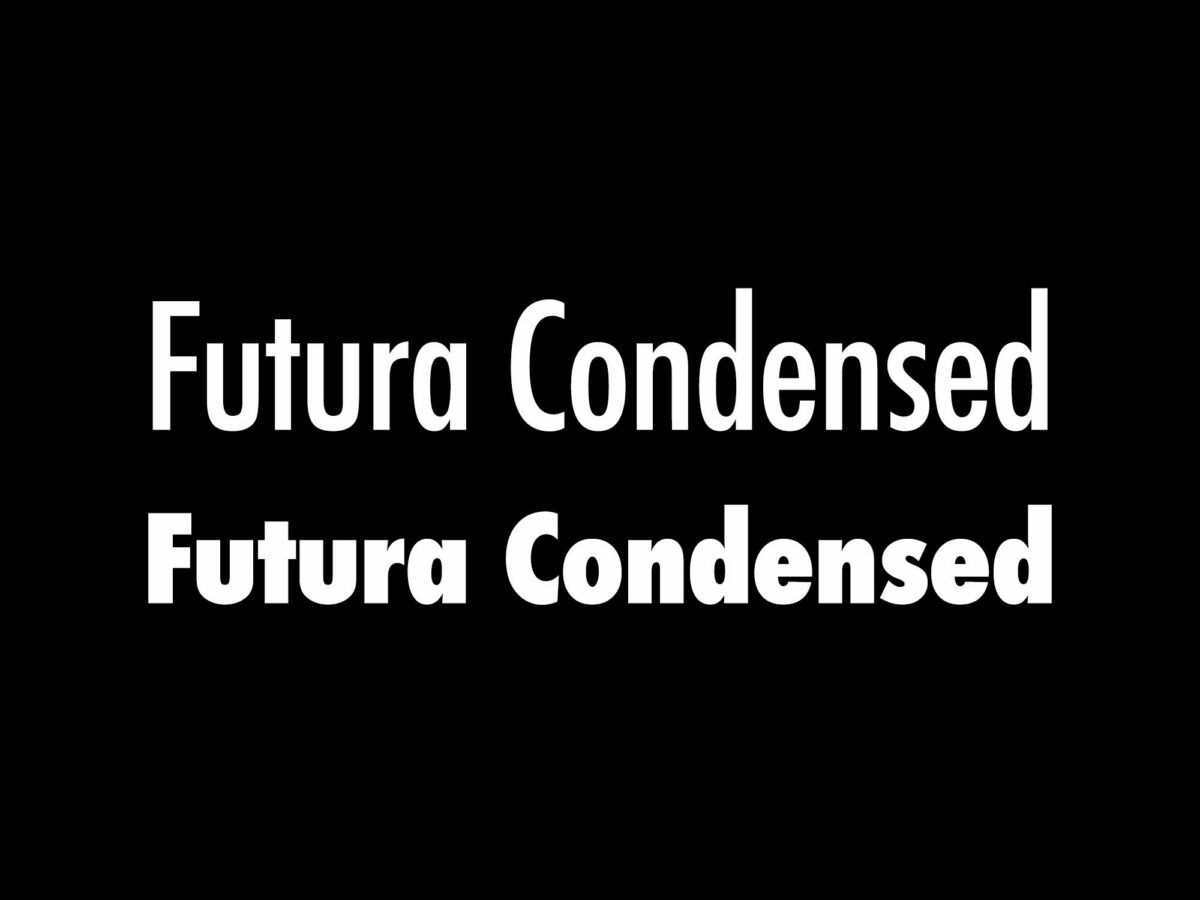 Futura Font b