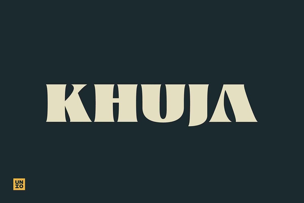 Khuja Display Typeface
