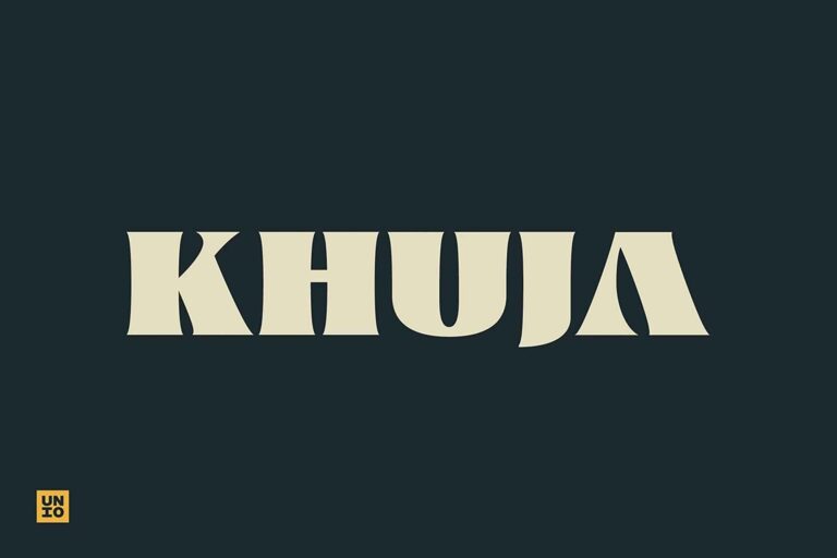 Khuja Display Typeface