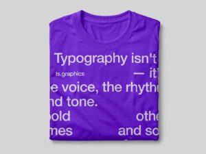 Minimal Folded T-Shirt Mockup