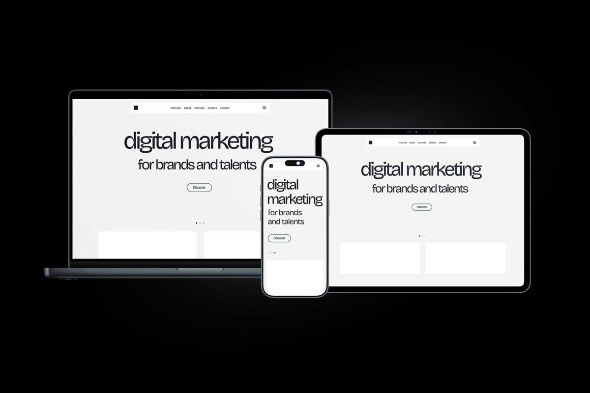 Responsive Website Mockup 2
