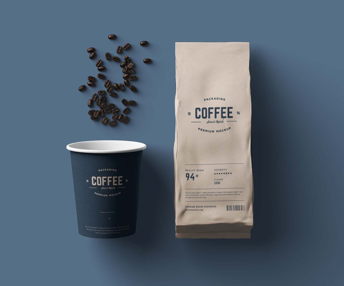 Coffee Package Mockup