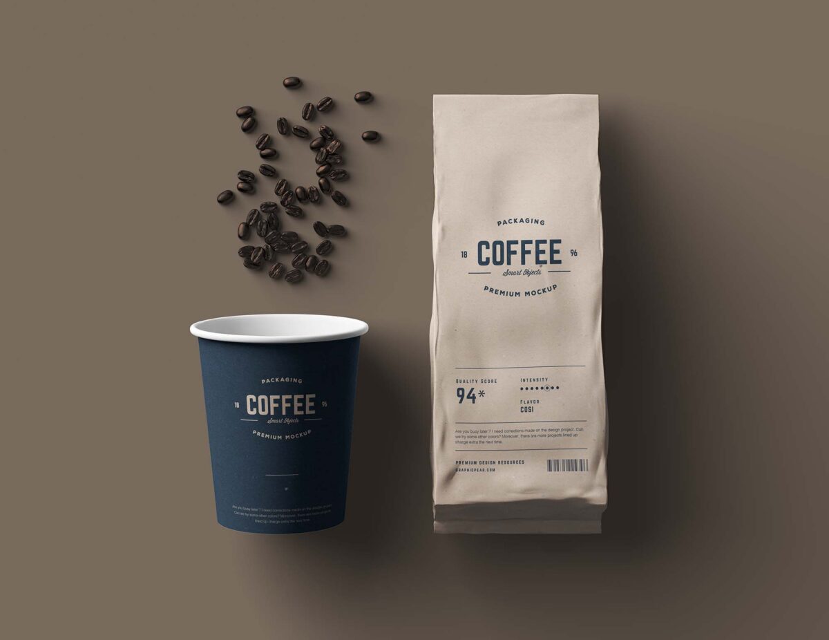 Coffee Package Mockup PSD a