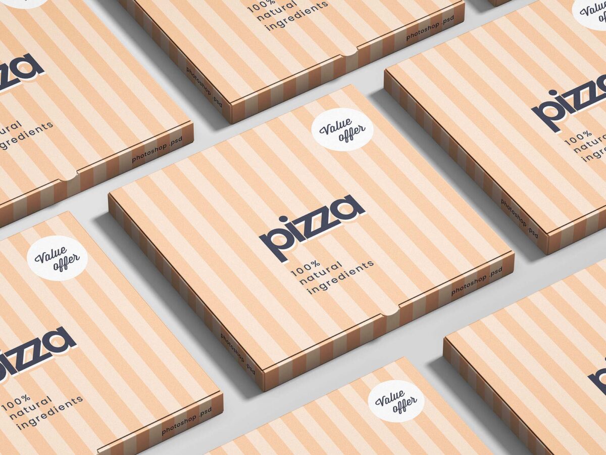 Pizza Package Box Mockup 1 1
