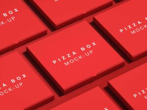 pizza box mockup