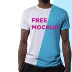 Free Photorealistic T-Shirt Mockup (PSD)
