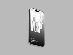 Floating iPhone 17 Pro mockup
